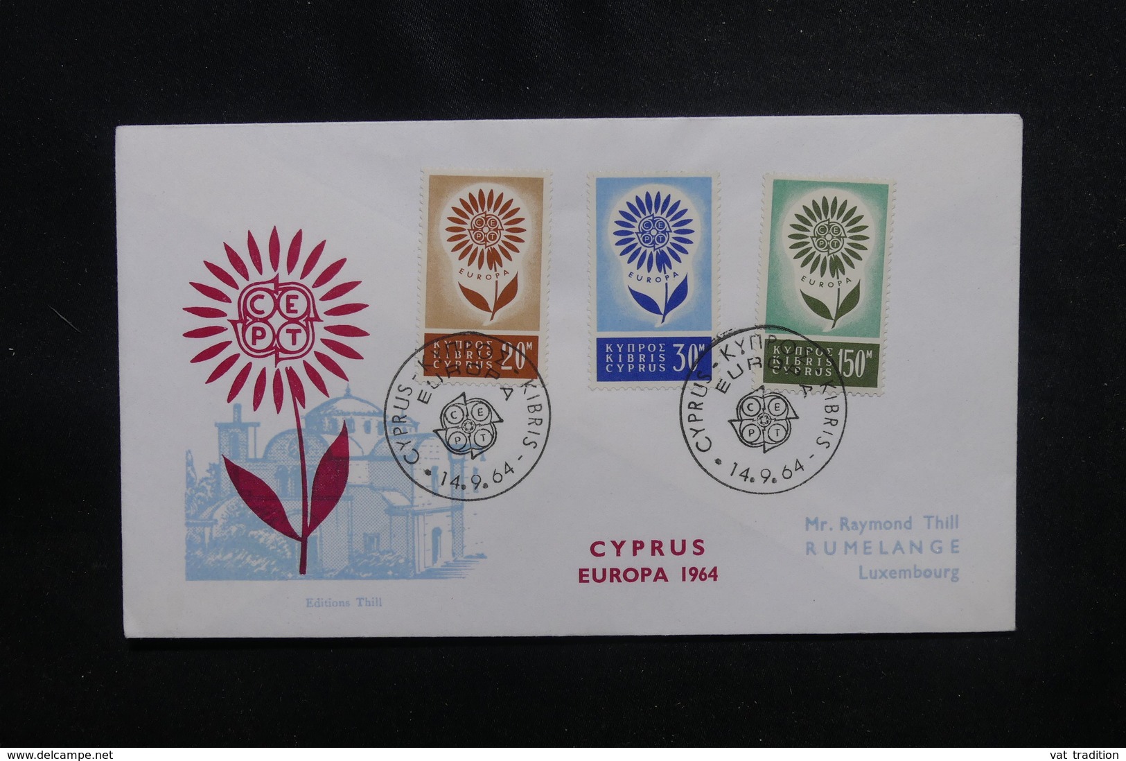 CHYPRE - Enveloppe FDC En 1964- Europa - L 49942 - Lettres & Documents