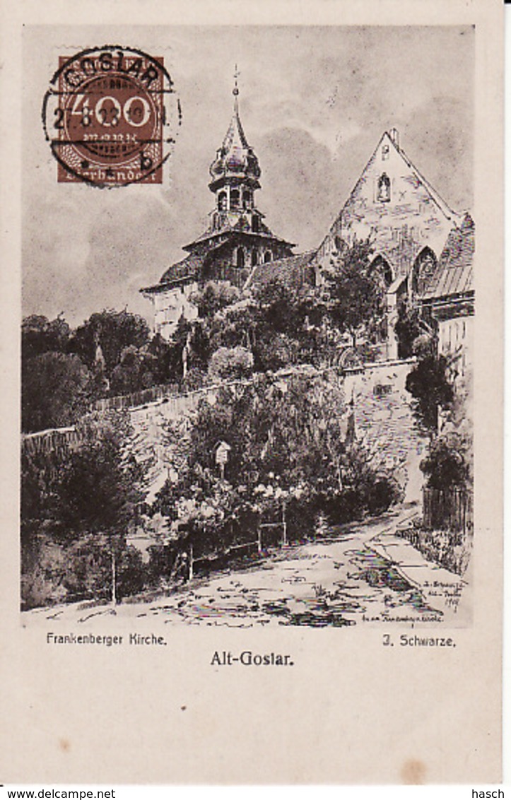 260232Alt Goslar, Frankenberger Kirche (J. Schwarze 1919) - Goslar