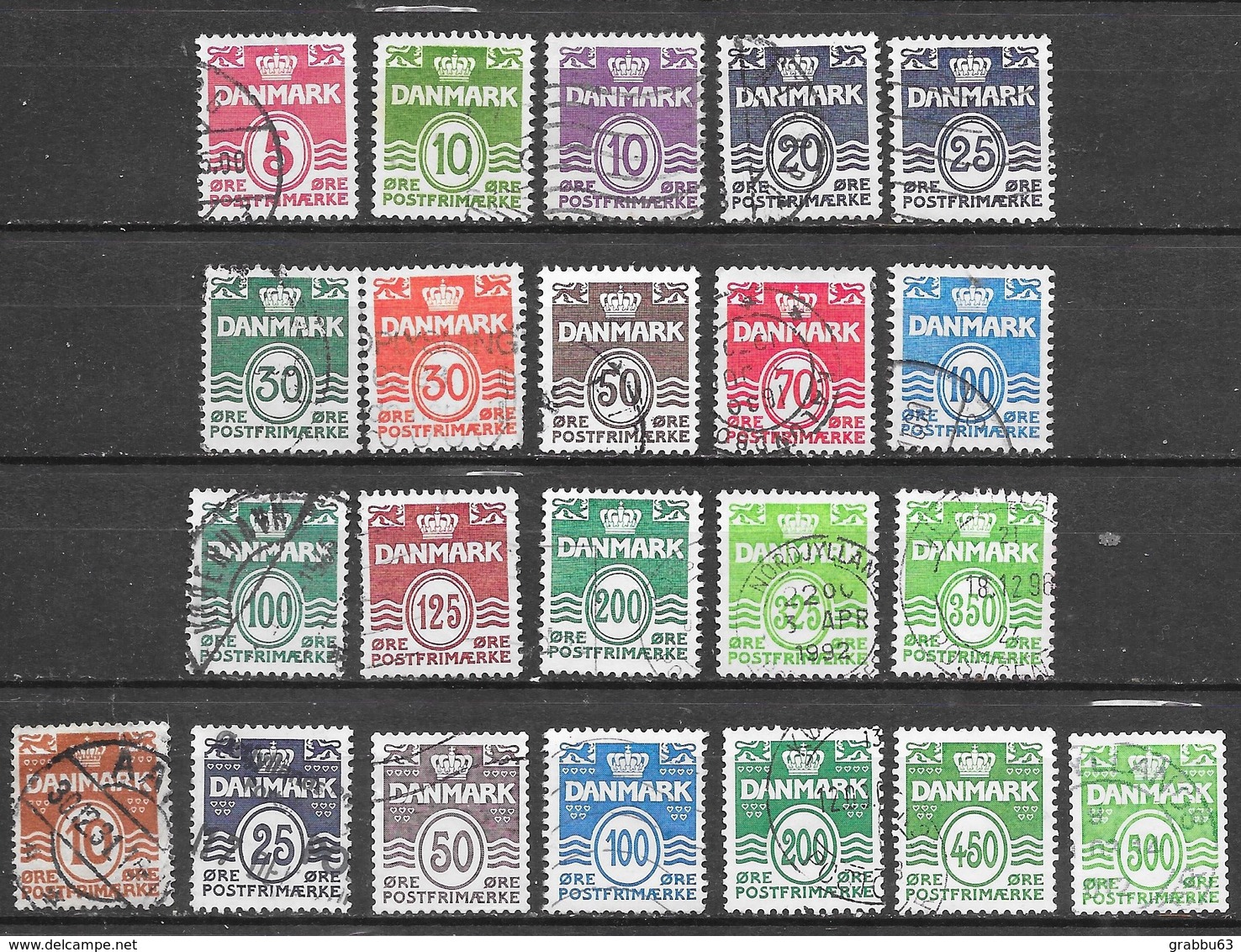 Danemark - Lot 110 -  Oblitérés - Andere & Zonder Classificatie