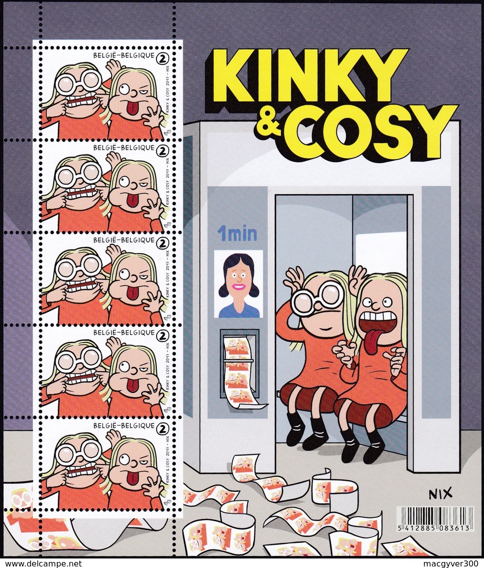 BELGIQUE, 2017, Kinky & Cosy (COB 4711 **). - Zonder Classificatie