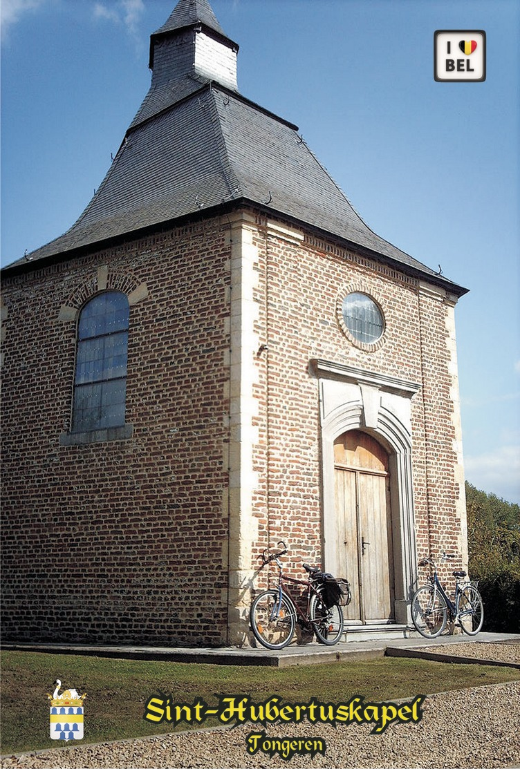 Set 12 cartes postales, bâtiments, Belgium, Tongeren, Sint-Hubertuskapel