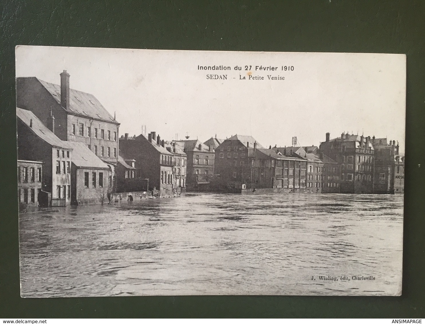 SEDAN- Inondation Du 27 Février 1910-La Petite Venise - Sedan