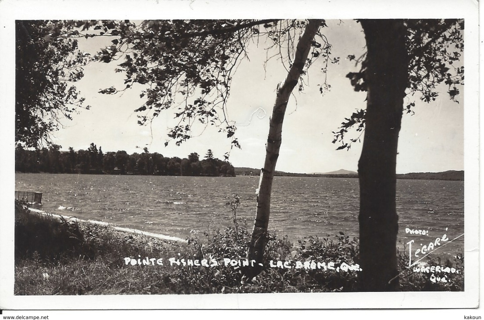 Pointe Fisher's Point, LAc Brome, Quebec,  Photo  Légaré, Waterloo, Unused (D119) - Other & Unclassified