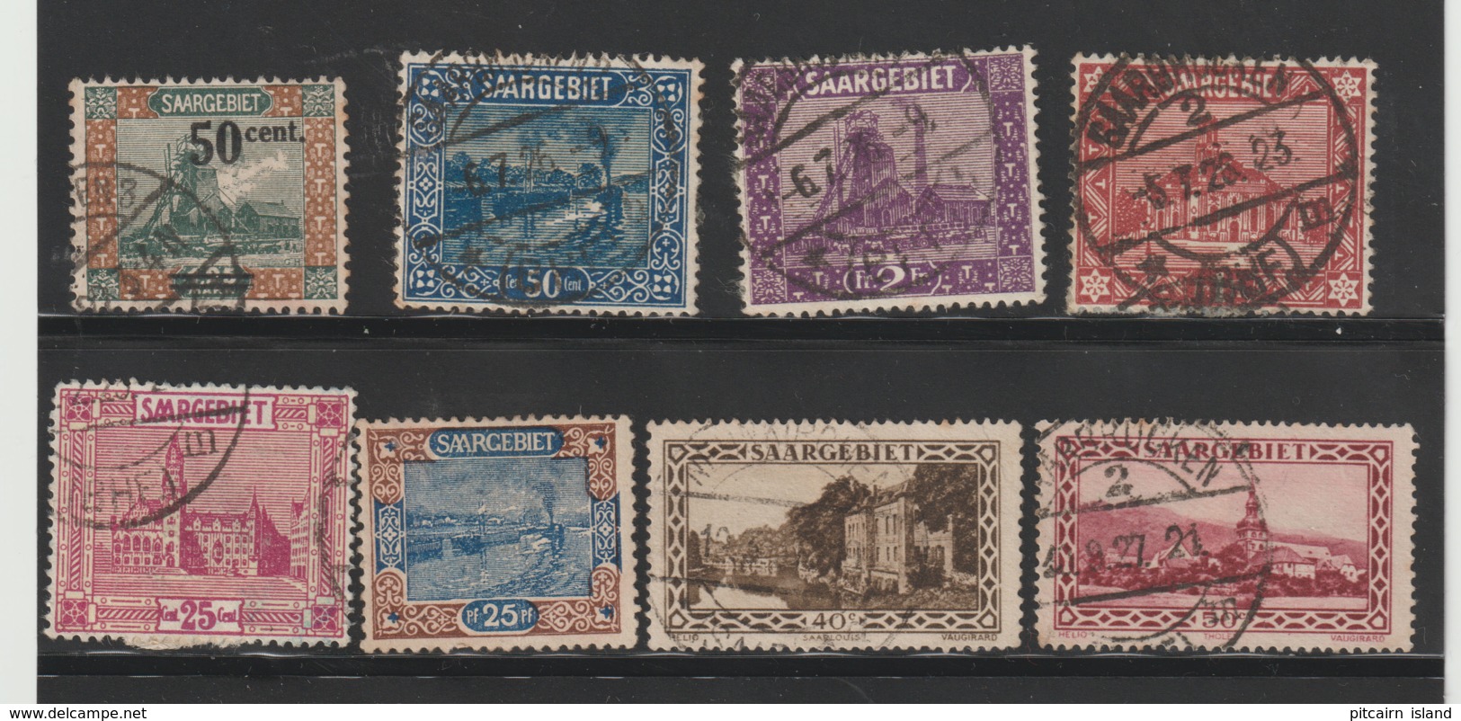 Saargebiet Old Stamps  Used - Collections, Lots & Series