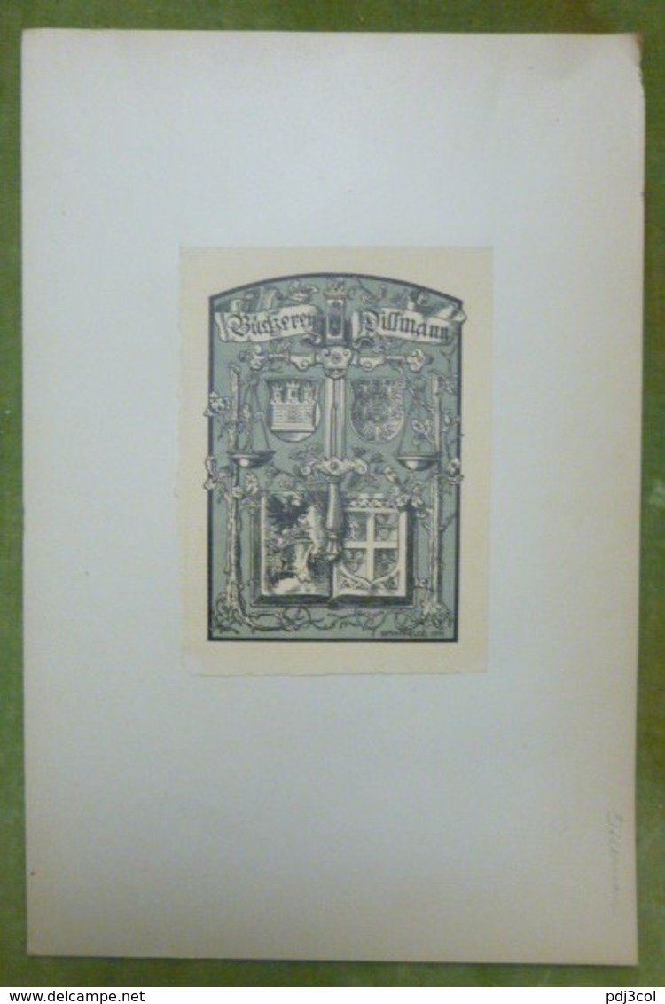 Ex-libris Illustré Vers 1900 - DILLMANN - Bookplates