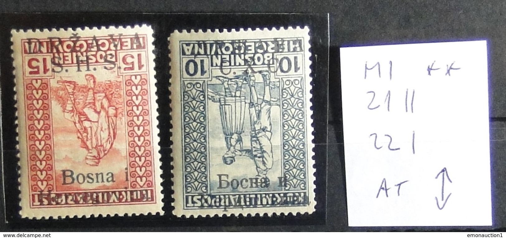 YUGOSLAVIA  SHS BOSNIA 1918-1919 - Unused Stamps