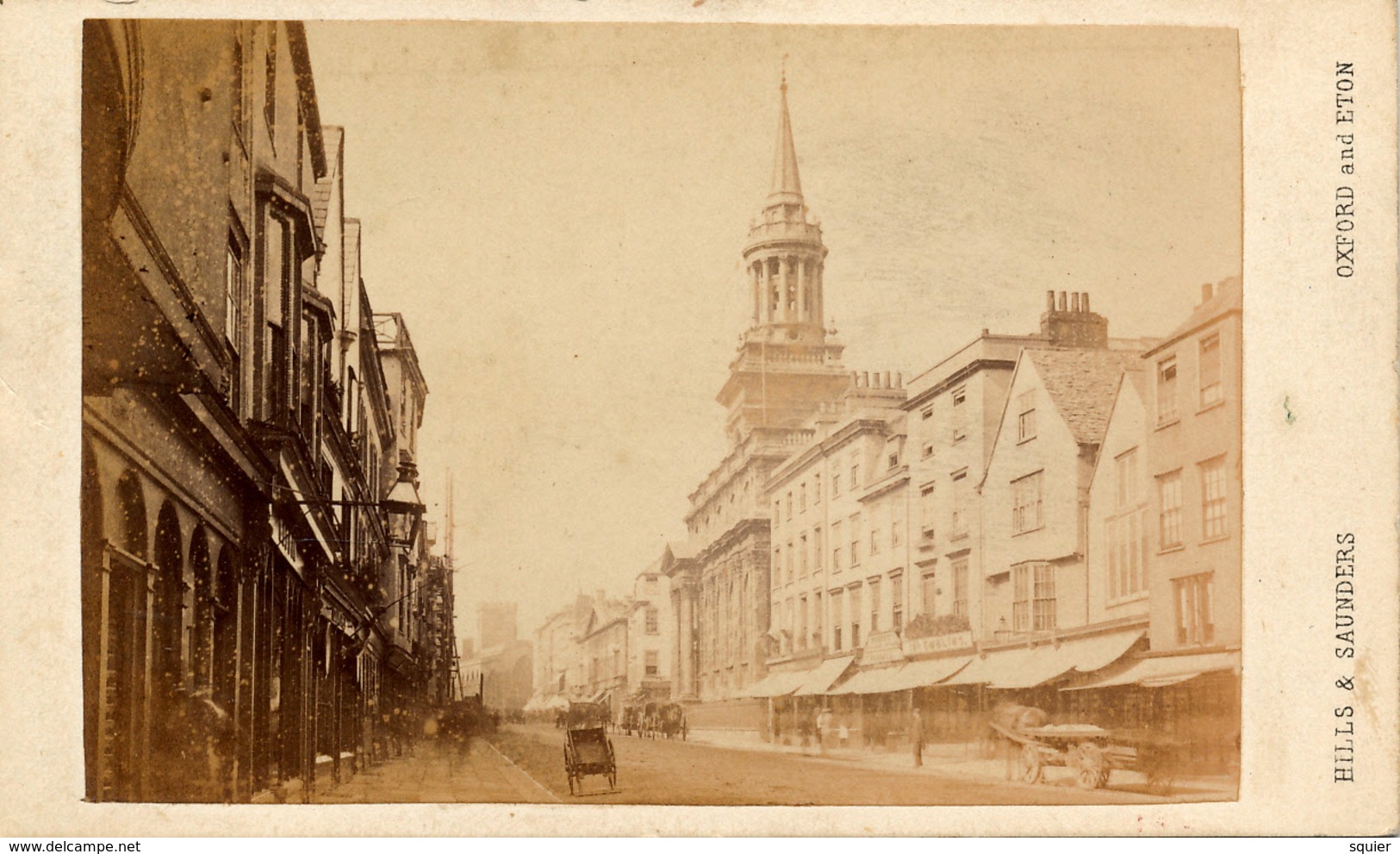 CDV, Oxford, High Street, Hills Saunders - Old (before 1900)
