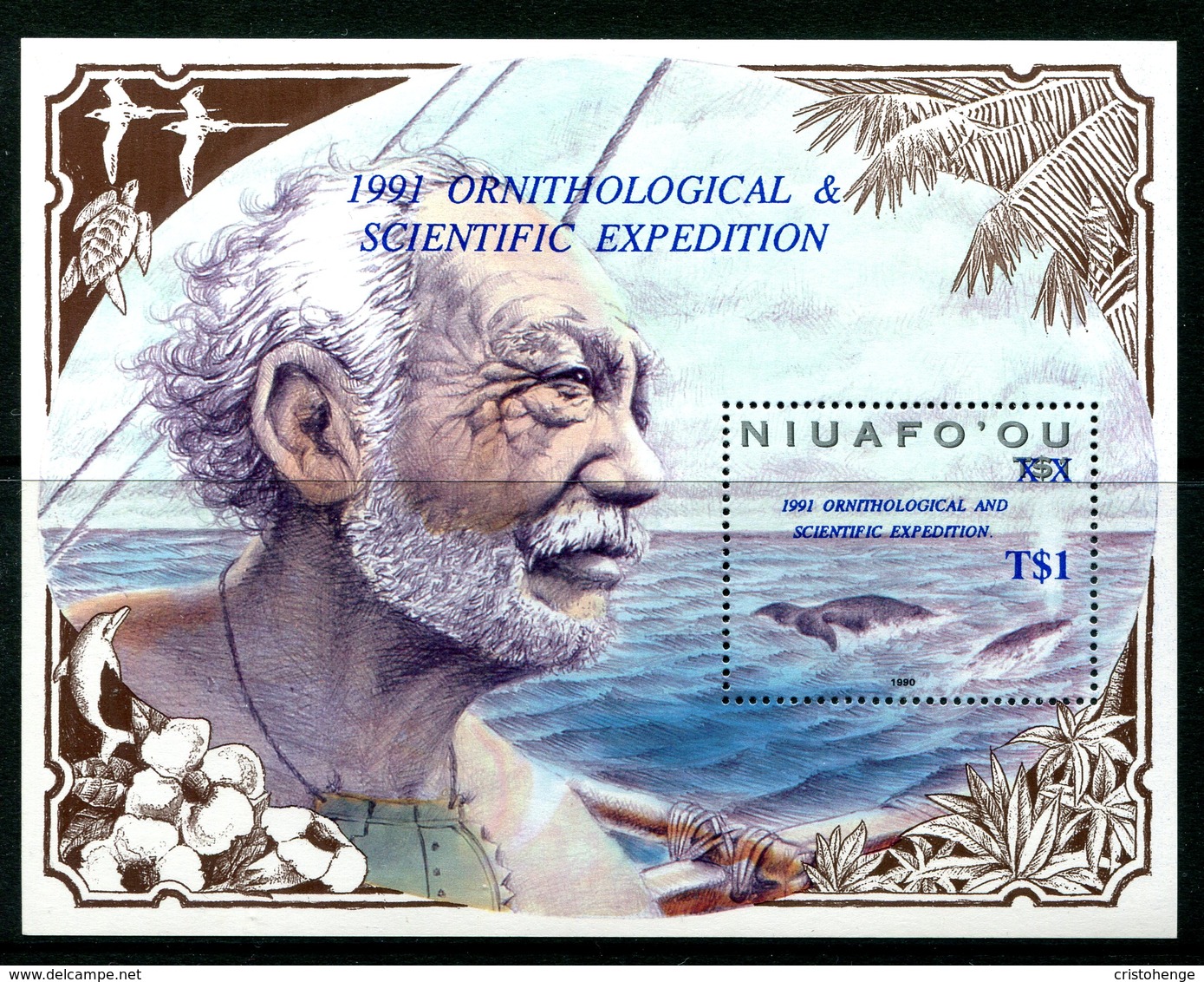 Niuafo'Ou - Tonga 1991 Ornithological And Scientific Expedition To Niuafo'ou MS MNH (SG MS156) - Tonga (1970-...)