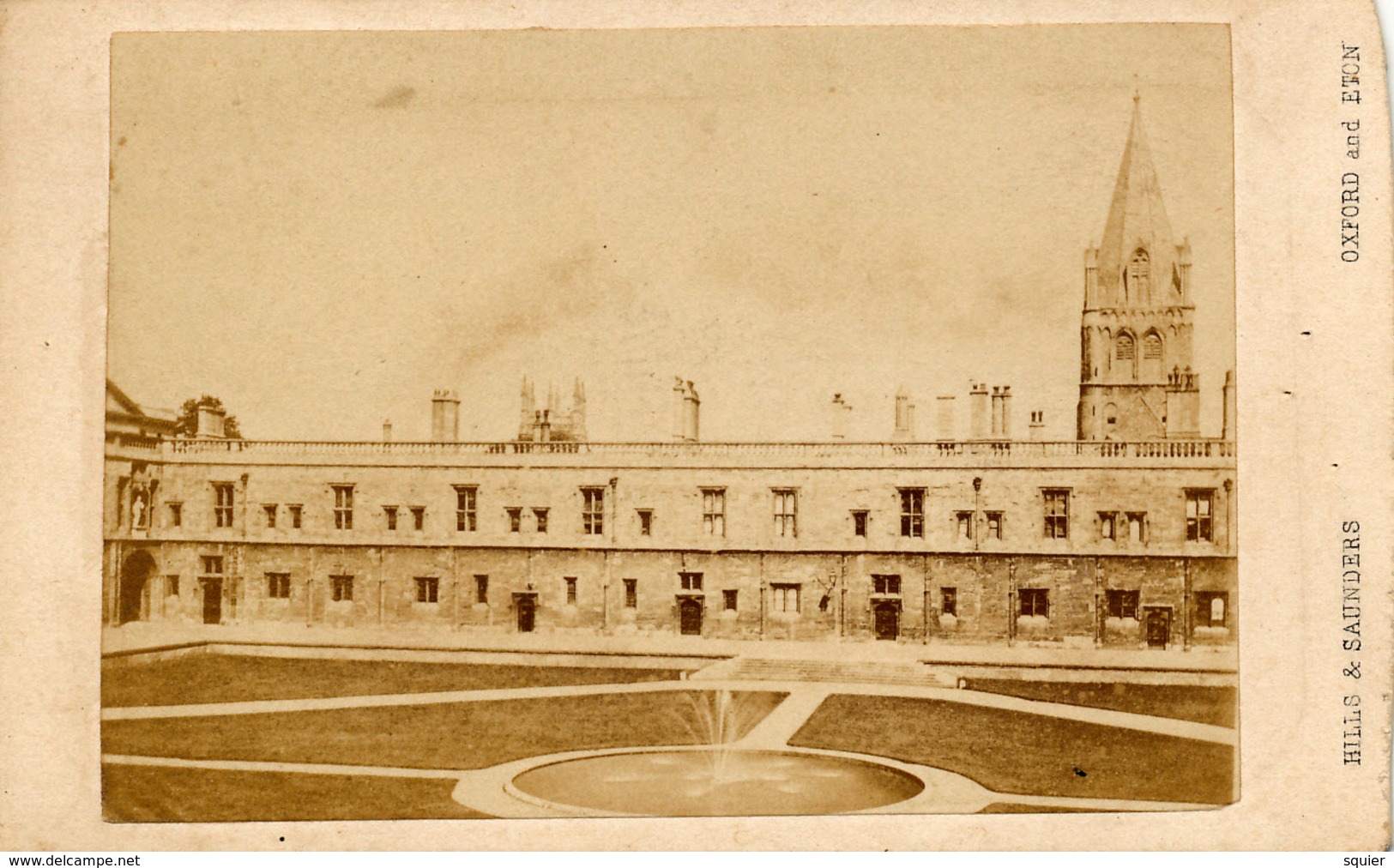 CDV, Oxford, Christ Church College, Hills Saunders - Old (before 1900)