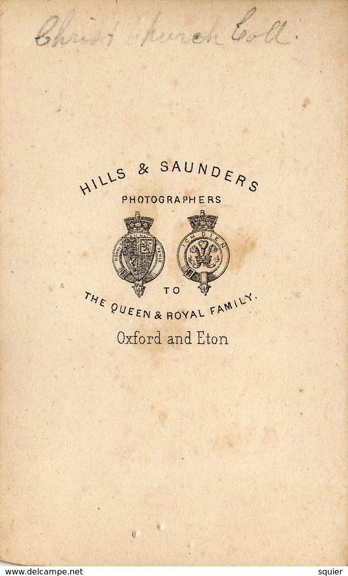 CDV, Oxford, Christ Church College, Hills Saunders - Old (before 1900)
