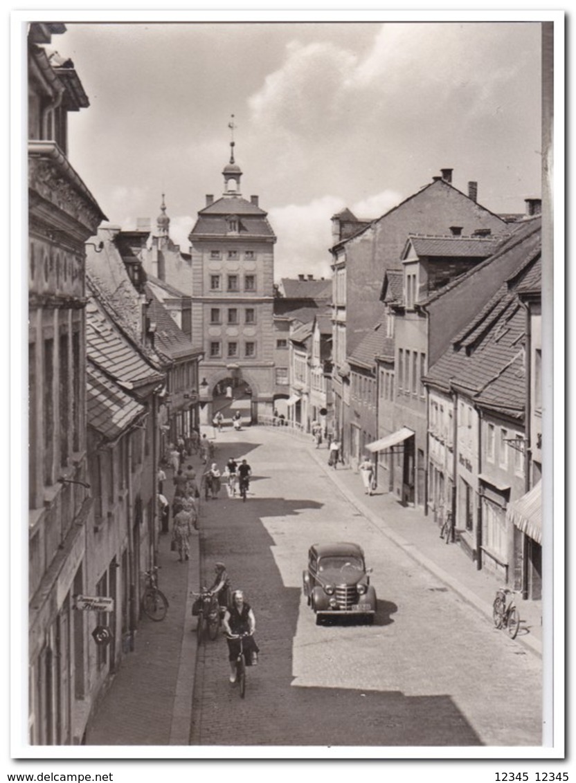 Borna, Reichssteinweg Mit Reichstor - Borna