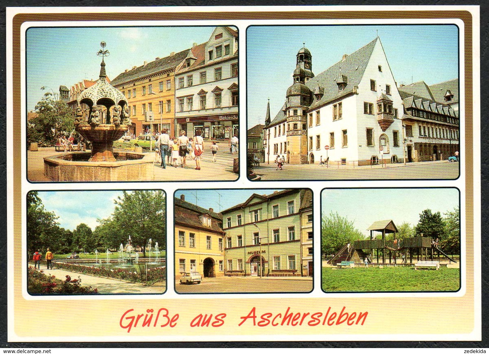 D2079 - TOP Aschersleben - Verlag Bild Und Heimat Reichenbach - Quakitätskarte - Aschersleben