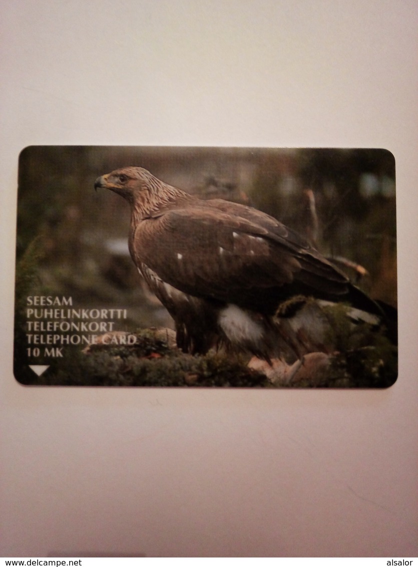 Télécarte De Finlande : Rapace - Águilas & Aves De Presa