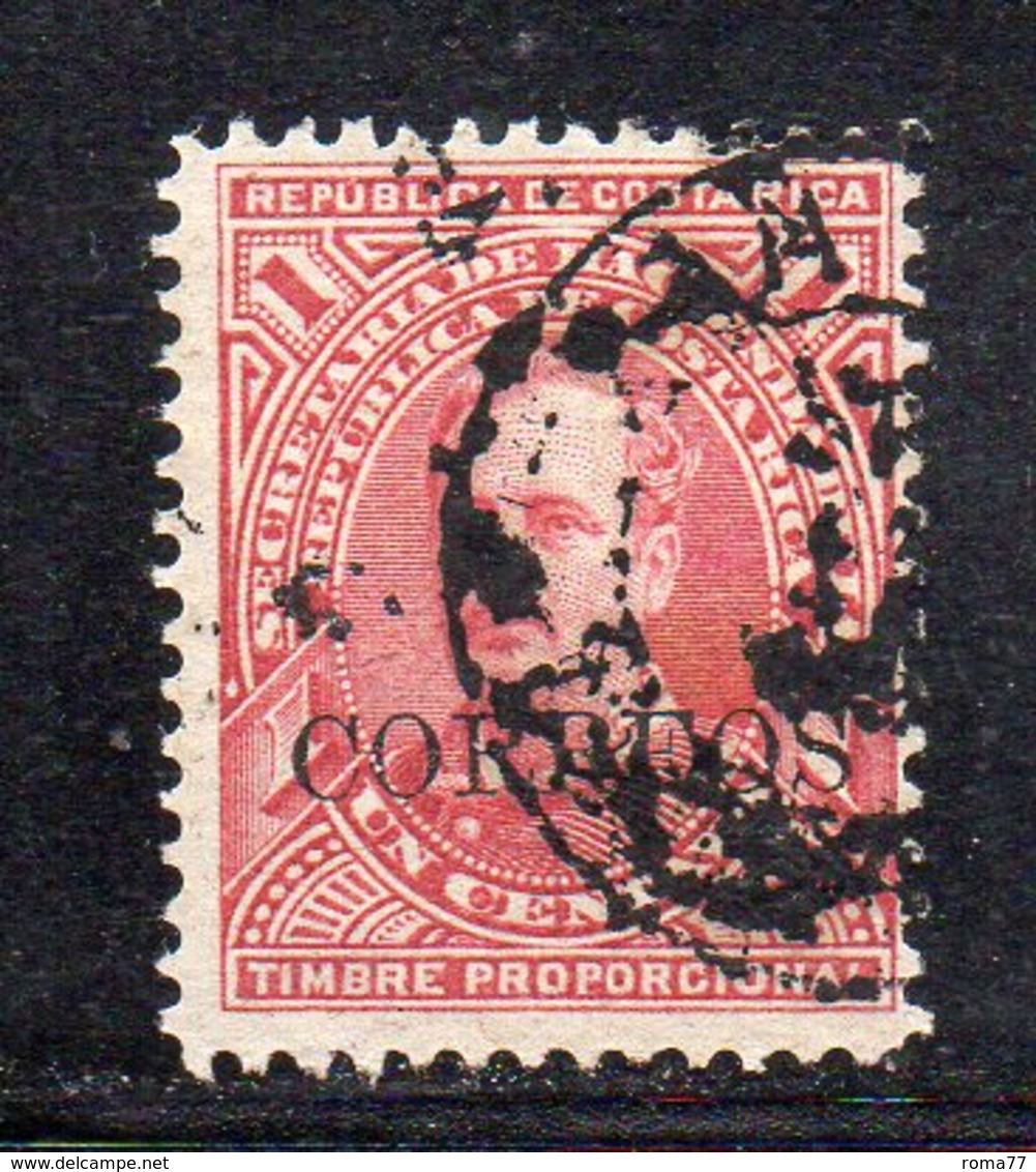 APR1164 - COSTARICA 1889 , Yvert N. 29 Usato (2380A) - Costa Rica