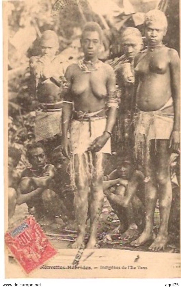 NOUVELLES-HÉBRIDES    Indigènes De L'Ile Tana - Vanuatu