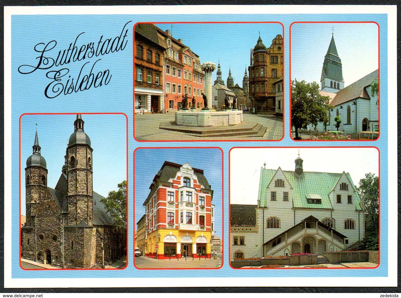 D1953 - TOP Eisleben - Verlag Bild Und Heimat Reichenbach - Qualitätskarte - Eisleben