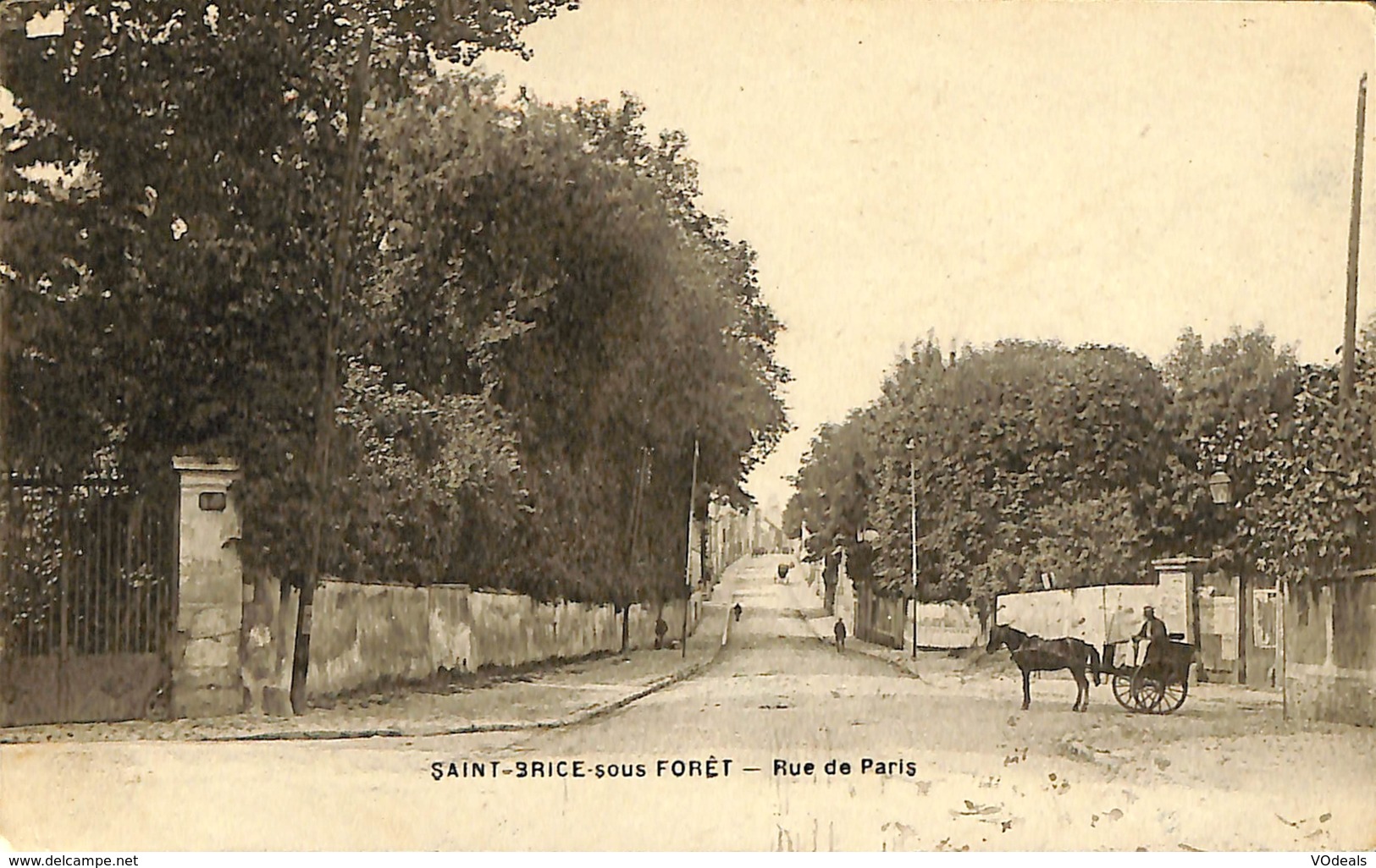 CPA - France - (95) Val D'Oise - Saint-Brice Sous Forêt - Rue De Paris - Saint-Brice-sous-Forêt