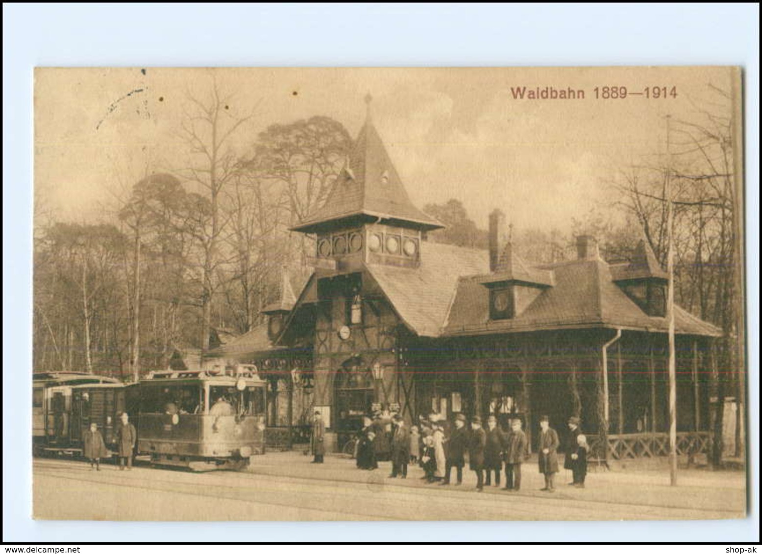 XX008443/ Frankfurt Waldbahn 1910 AK - Autres & Non Classés