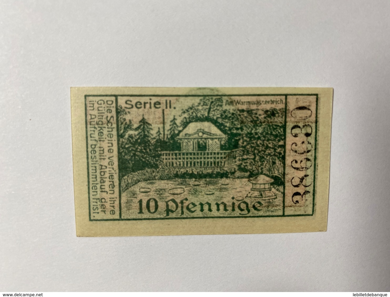 Allemagne Notgeld Liegnitz 10 Pfennig - Collections