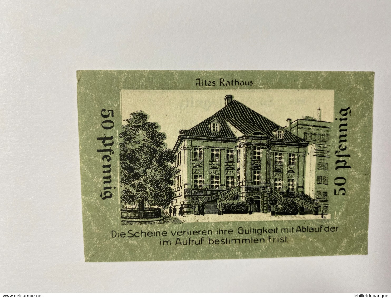 Allemagne Notgeld Liegnitz 50 Pfennig - Sammlungen
