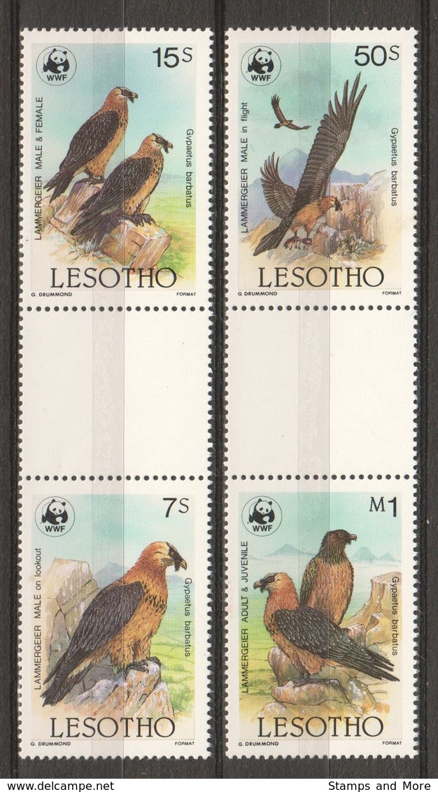 Lesotho 1986 Mi 556-559 MNH WWF BIRDS (2) - Unused Stamps