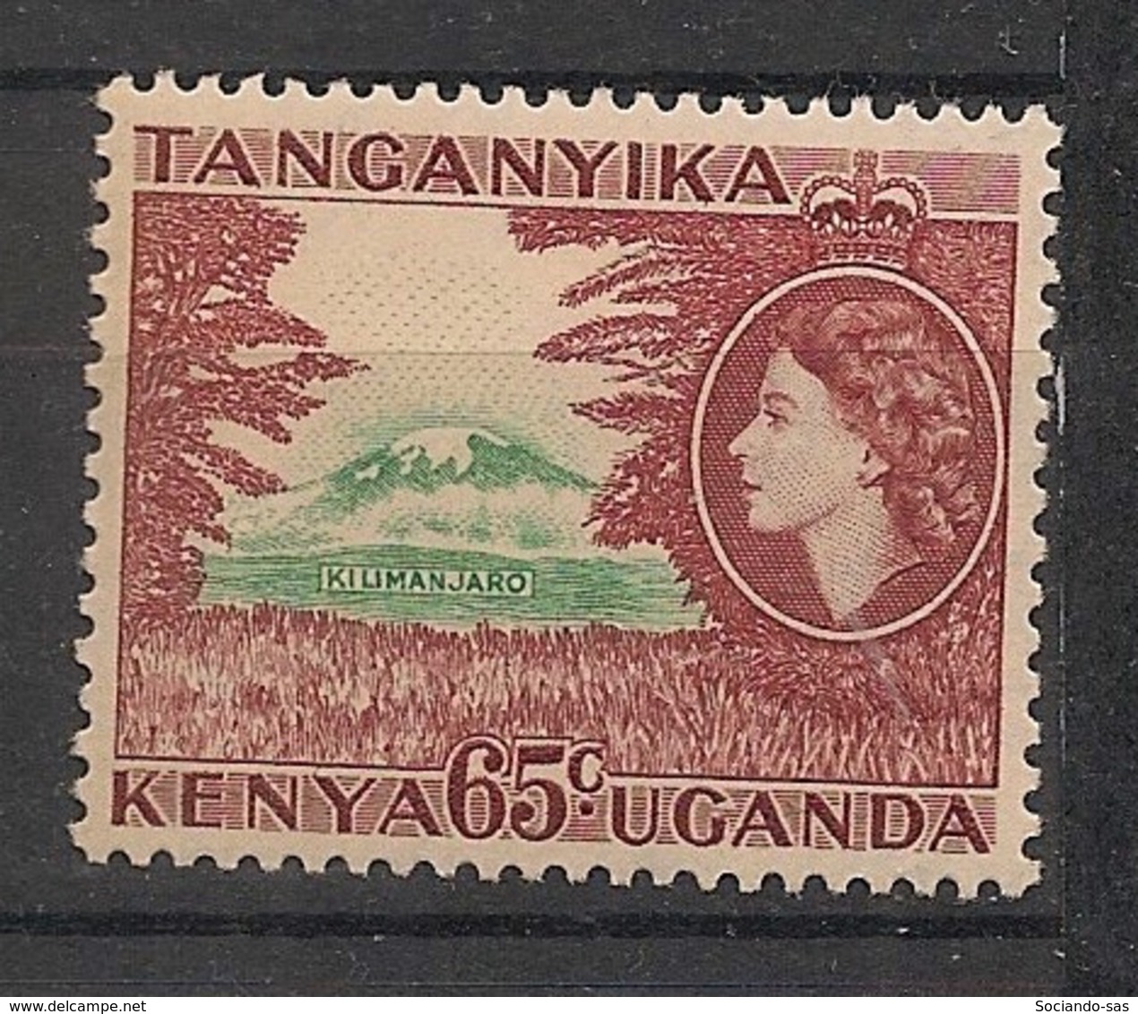 Kenya-Uganda - 1954-58 - N°Yv. 96 - Kilimandjaro - Neuf Luxe ** / MNH / Postfrisch - Kenia (1963-...)
