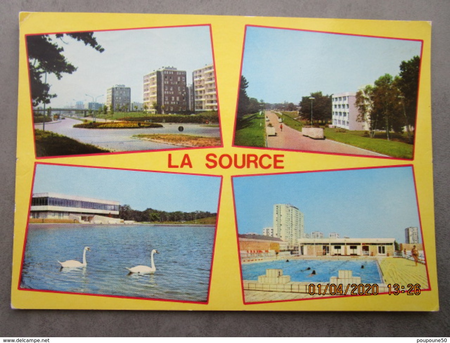 CP 45 Loiret ORLEANS LA SOURCE - L'université Et Son Lac , La Source , La Piscine, Immeubles Hlm. 1978 - Orleans