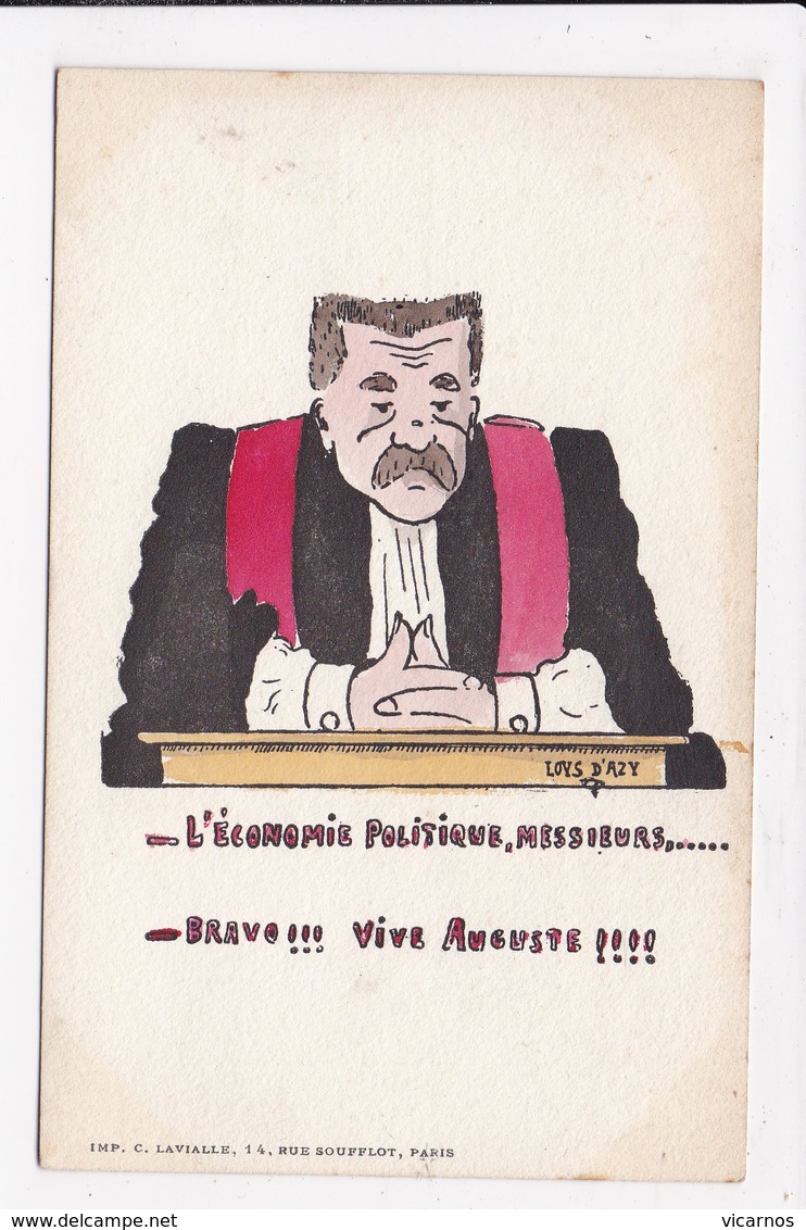 CP JUSTICE ILLUSTRATEUR Loys D'Azy Avocat  Plaidoirie - Autres & Non Classés