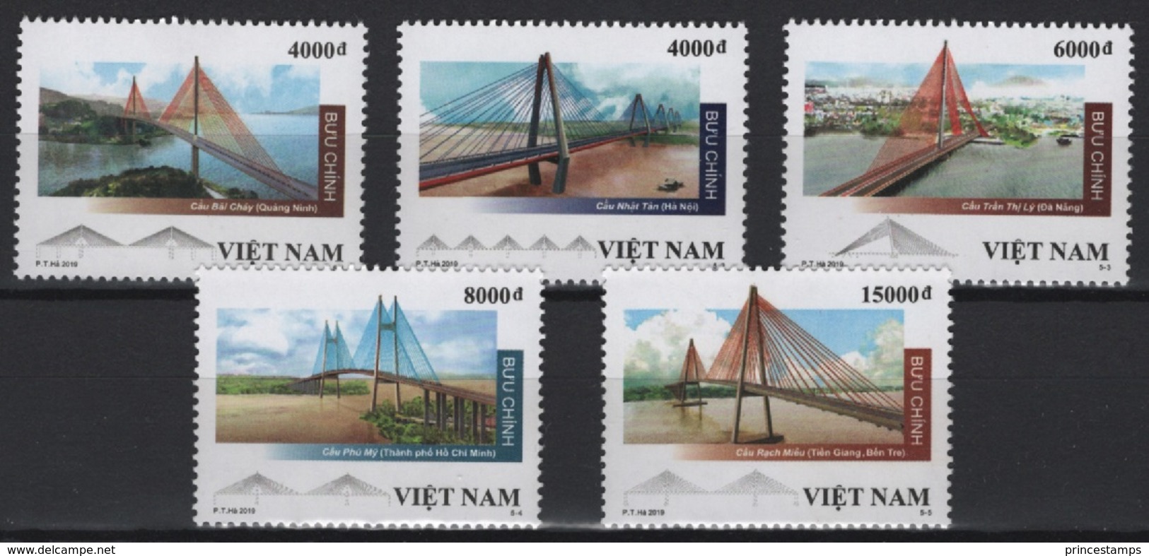 Vietnam (2019) - Set -  /  Architecture - Bridges - Ponts - Puentes - Ponti