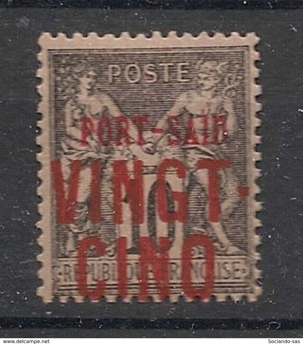 Port Said - 1899 - N°Yv. 19B - VINGT-CINQ Sur 10c Noir - Neuf Luxe ** / MNH / Postfrisch - Ongebruikt