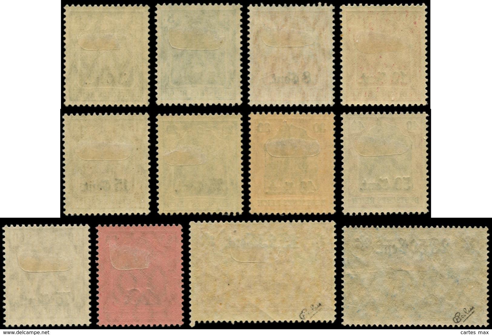 FRANCE Guerre * - 26/37, Complet 12 Valeurs, 36 Et 37 Signés Calves - Cote: 140 - Guerre (timbres De)