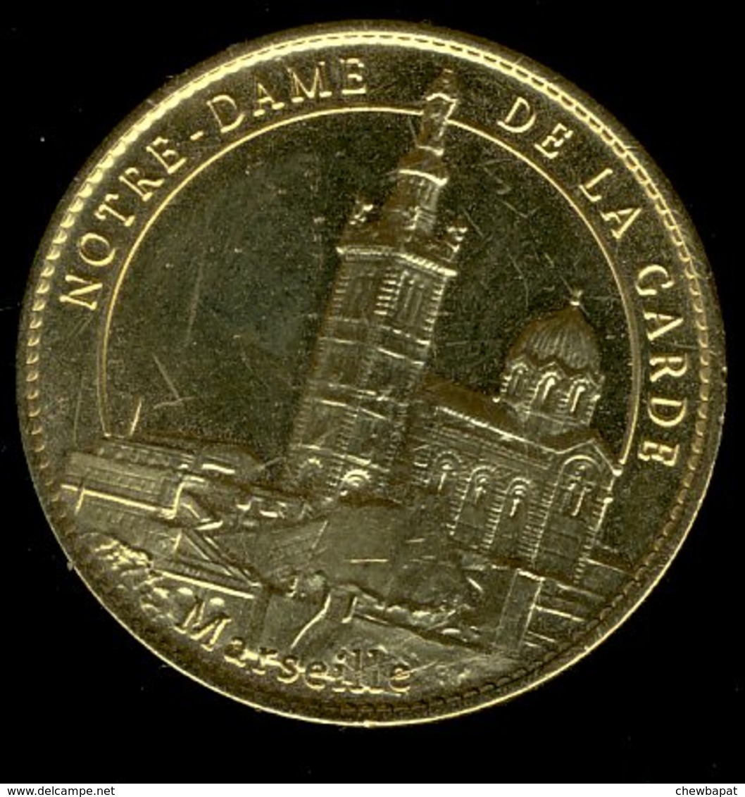 Médaille Touristique Notre Dame De La Garde - Marseille -  Ave Maria - 2015