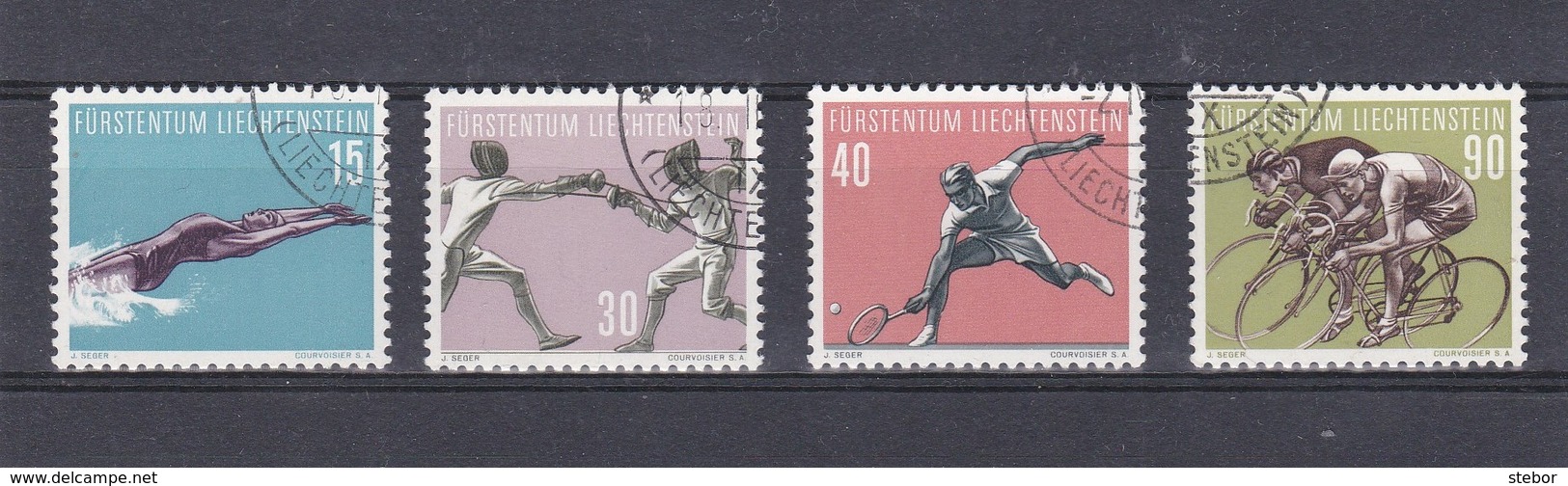 Liechtenstein 1958  Nr 327/30 Gest, Zeer Mooi Lot Krt 4842 - Oblitérés