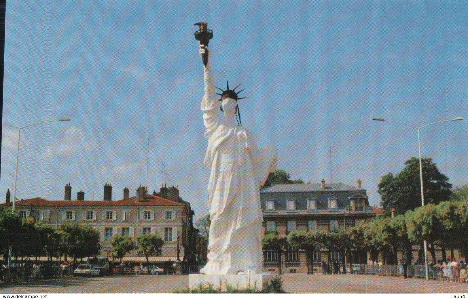 Lunéville Evénements 1986 Carte 1 Copie De La Statue "La Liberté" De Bartholdi - Luneville