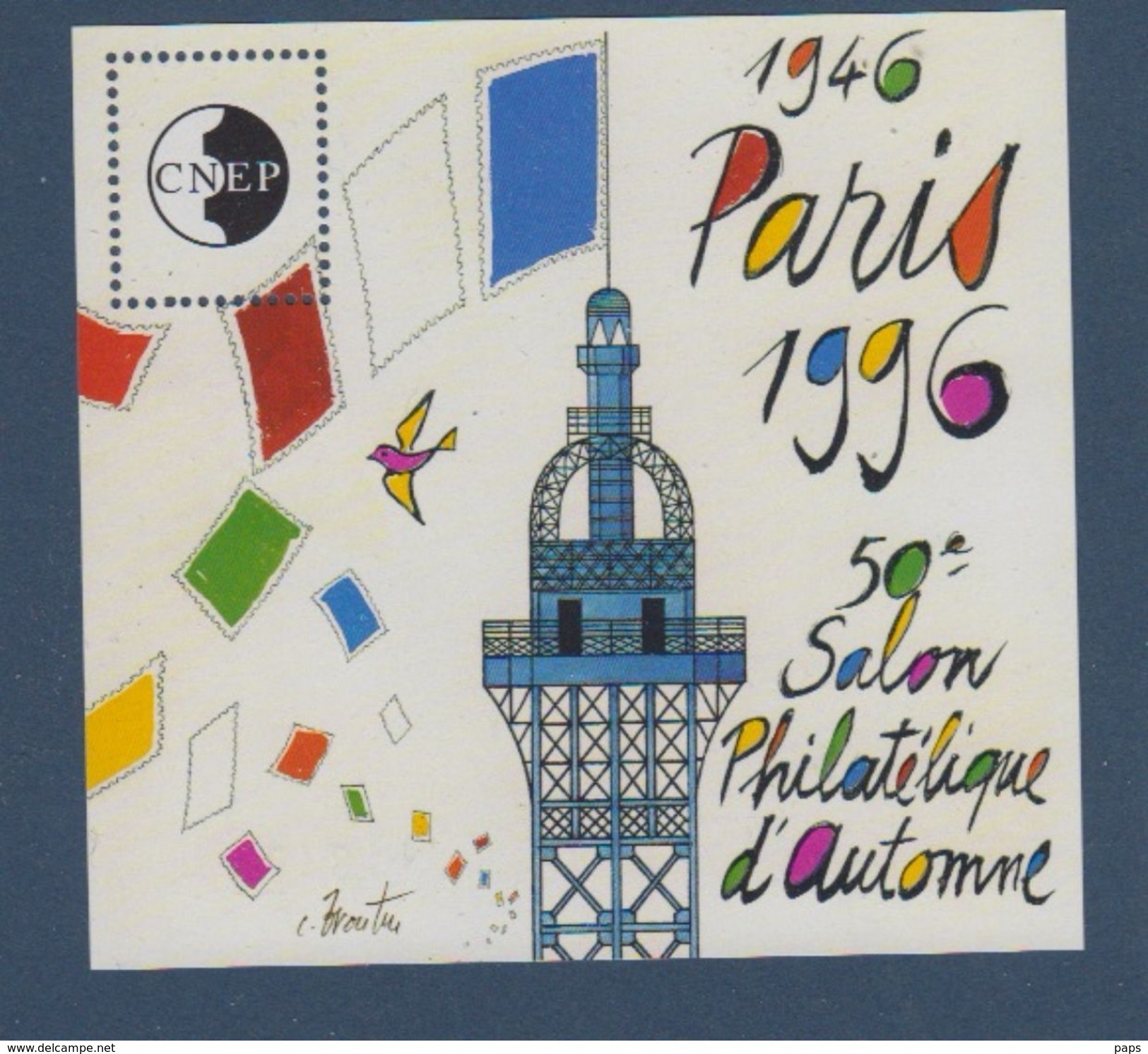 CNEP-1996-N°23** PARIS 1946/1996.Salon Philathélique De PARIS - CNEP