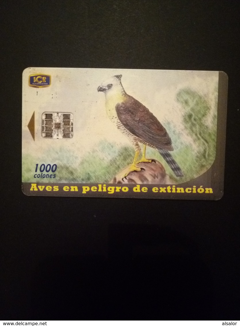 Télécarte De Costa Rica : Aigle - Eagles & Birds Of Prey