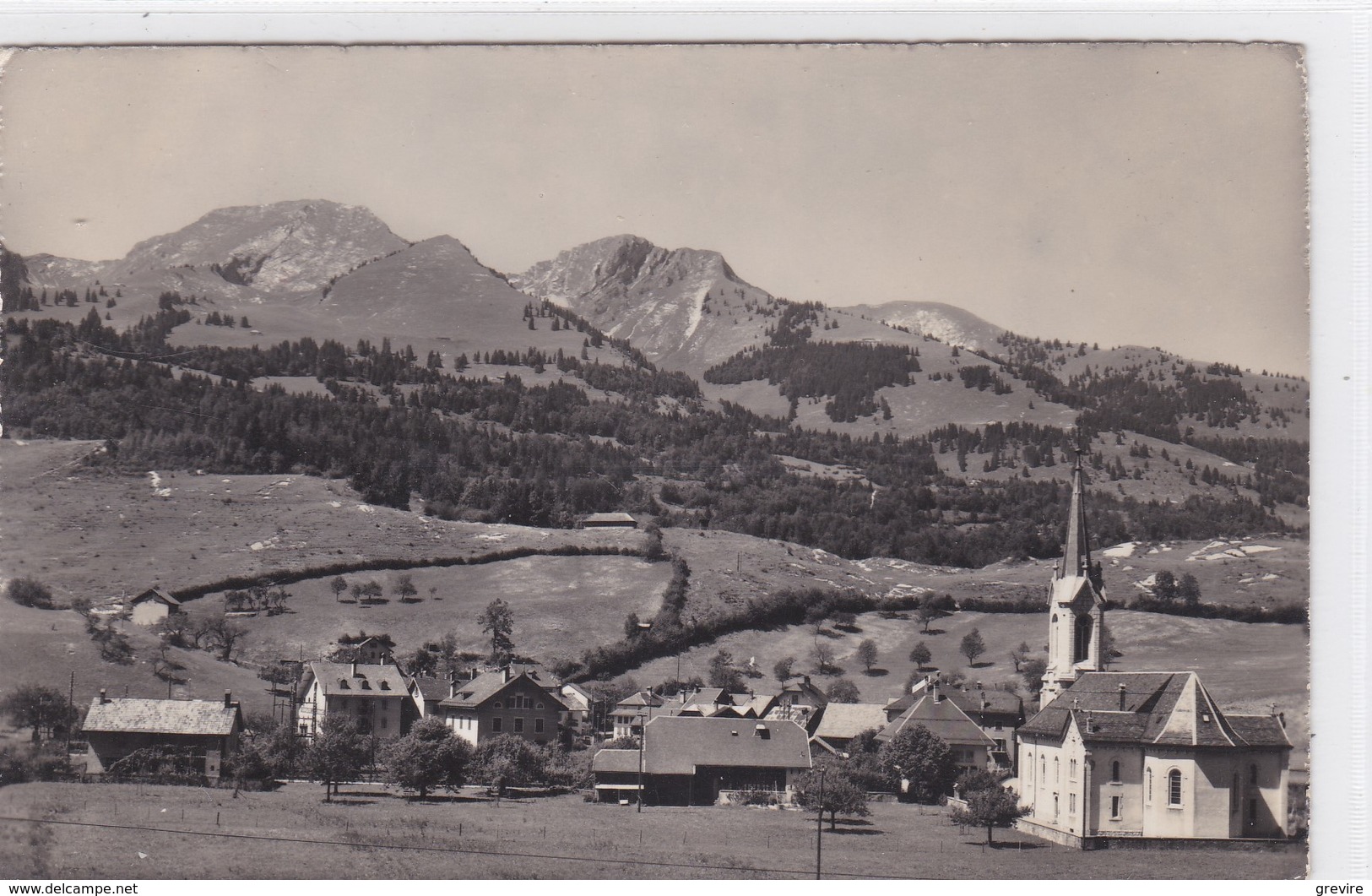 Montbovon - Vue Partielle, église - Montbovon