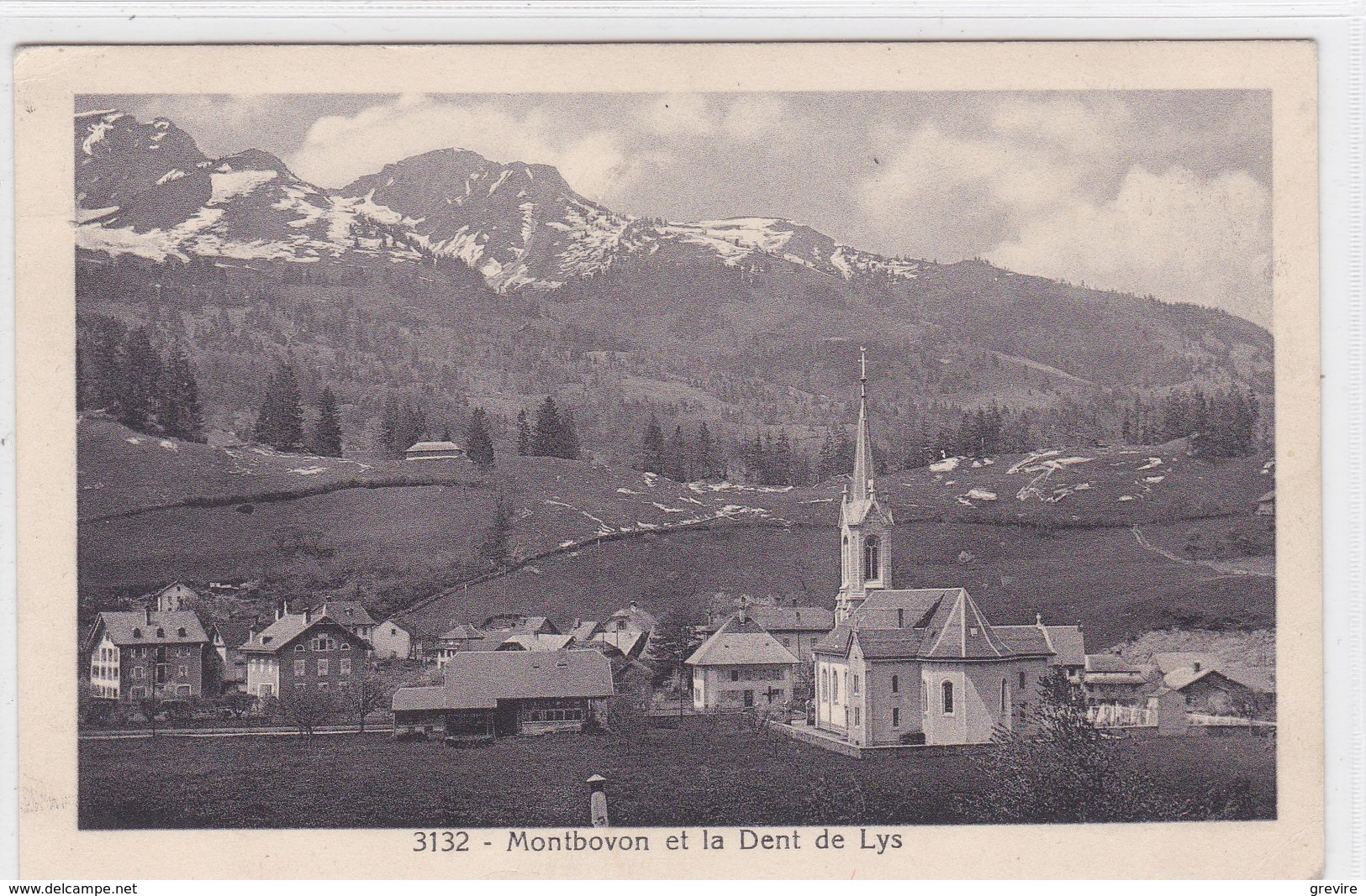 Montbovon - Vue Partielle, église - Montbovon