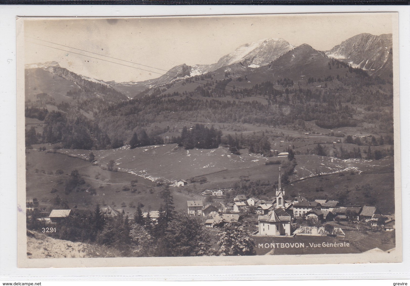 Montbovon - Vue Générale - Montbovon