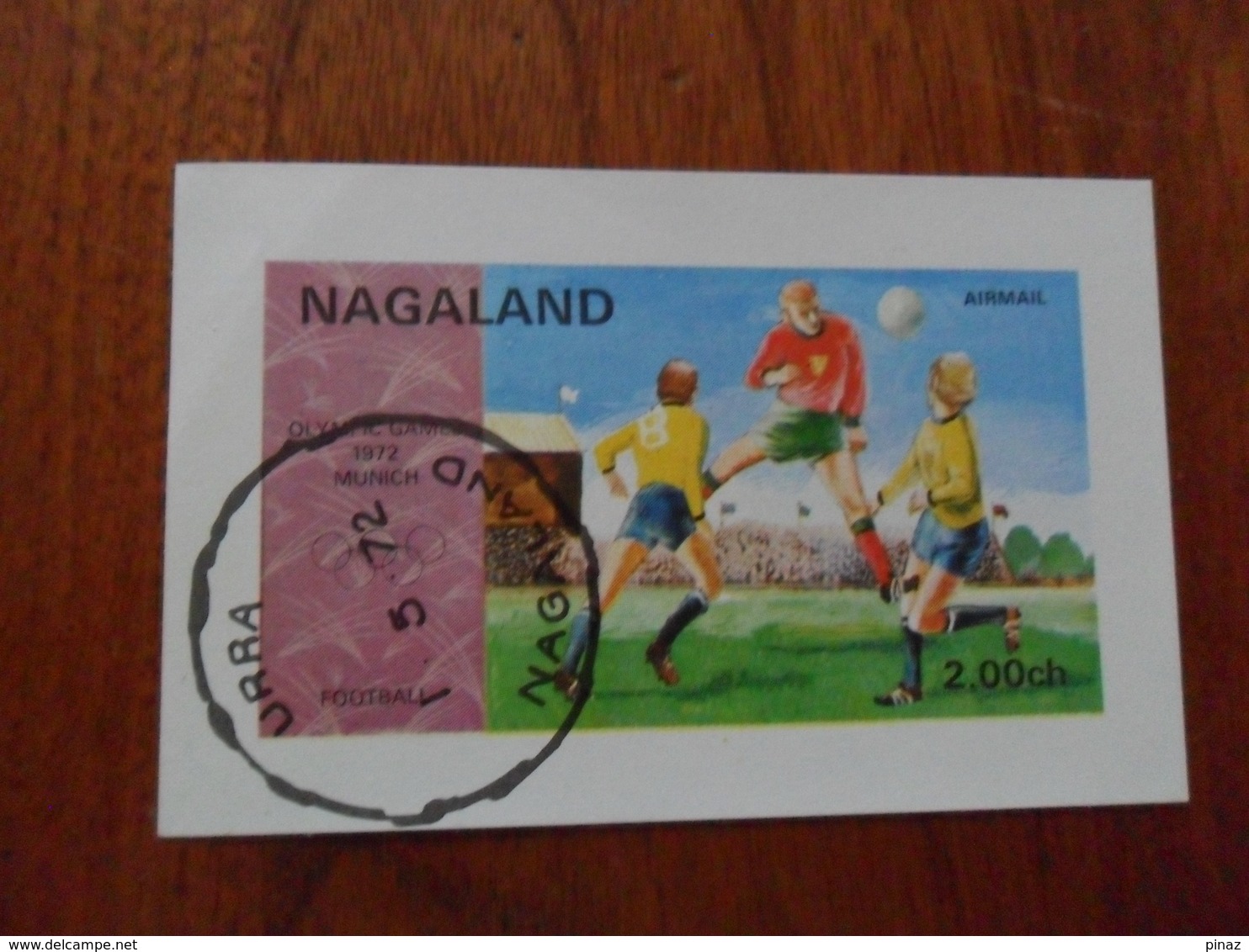 NAGALAND  Tematica CALCIO OLIMP1972 - Ongebruikt