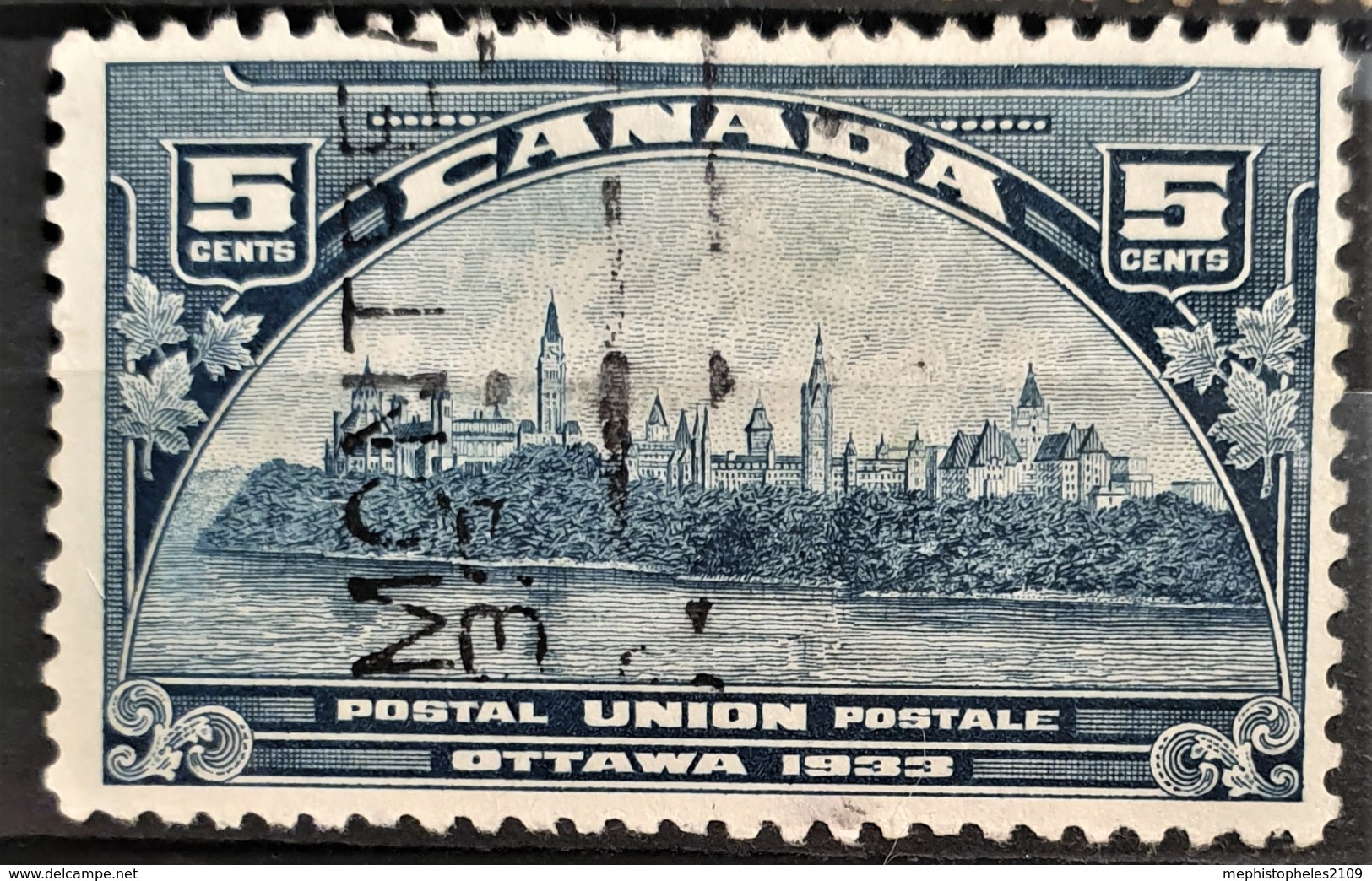 CANADA 1933 - Canceled - Sc# 202 - 5c - UPU At Ottawa - Gebruikt