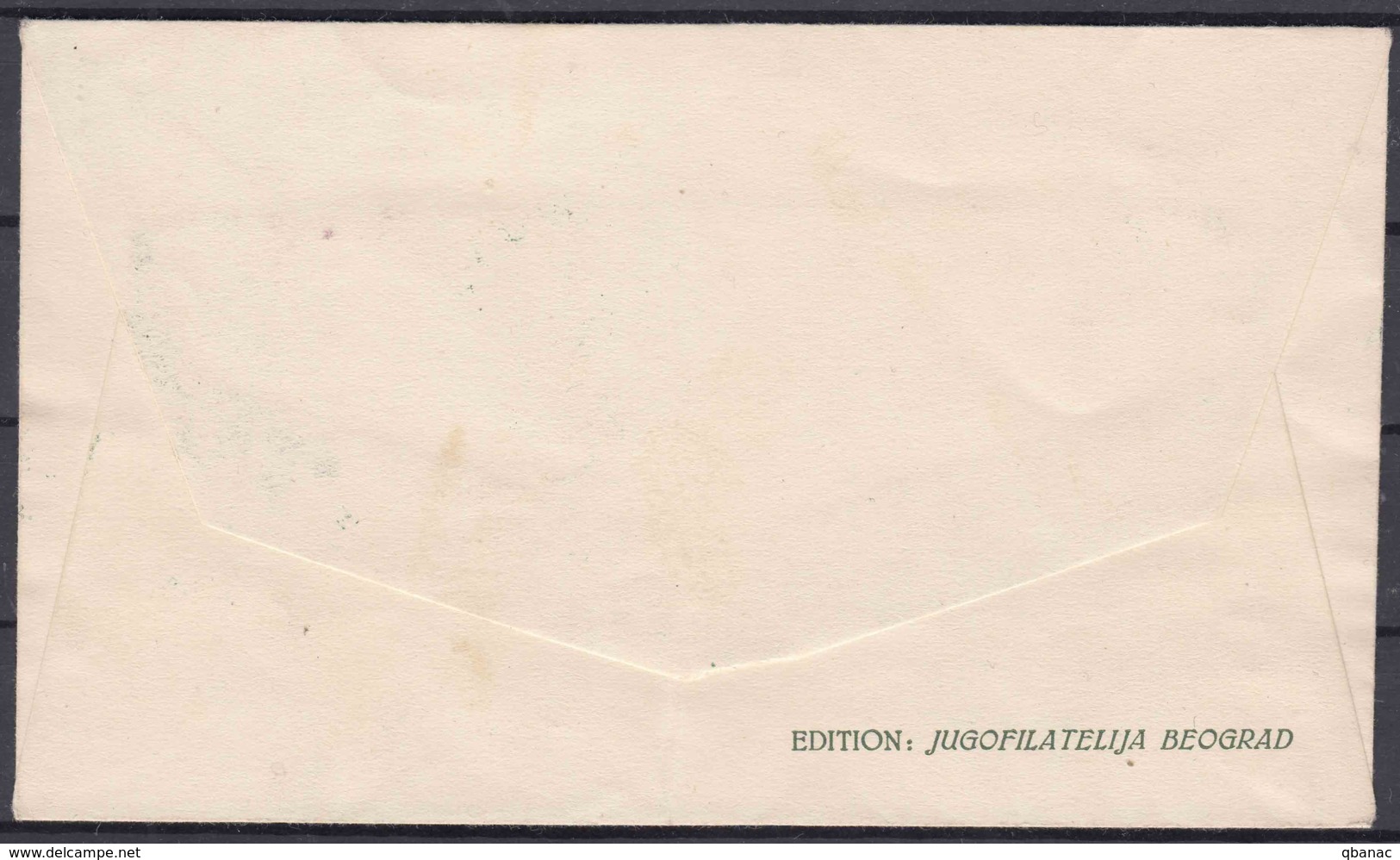 Yugoslavia Republic 1953 Esperanto Mi#729-730 FDC - Nice Green Commemorative Postmark - Brieven En Documenten