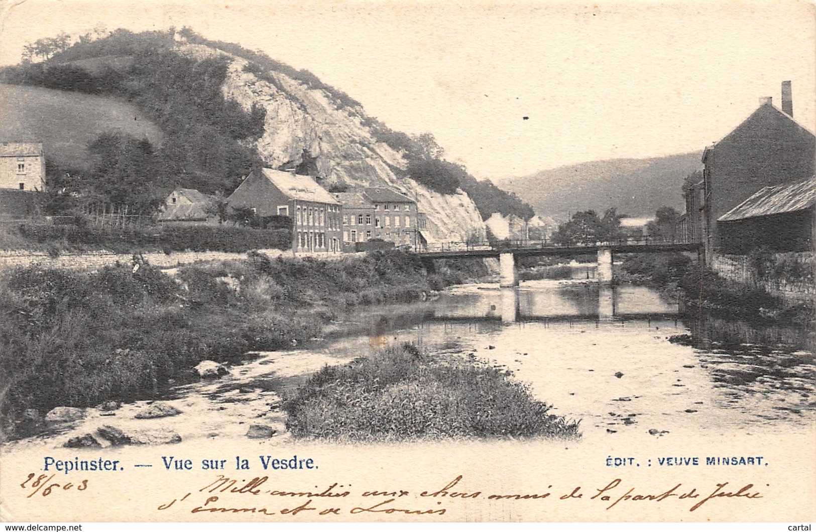 PEPINSTER - Vue Sur La Vesdre - Pepinster