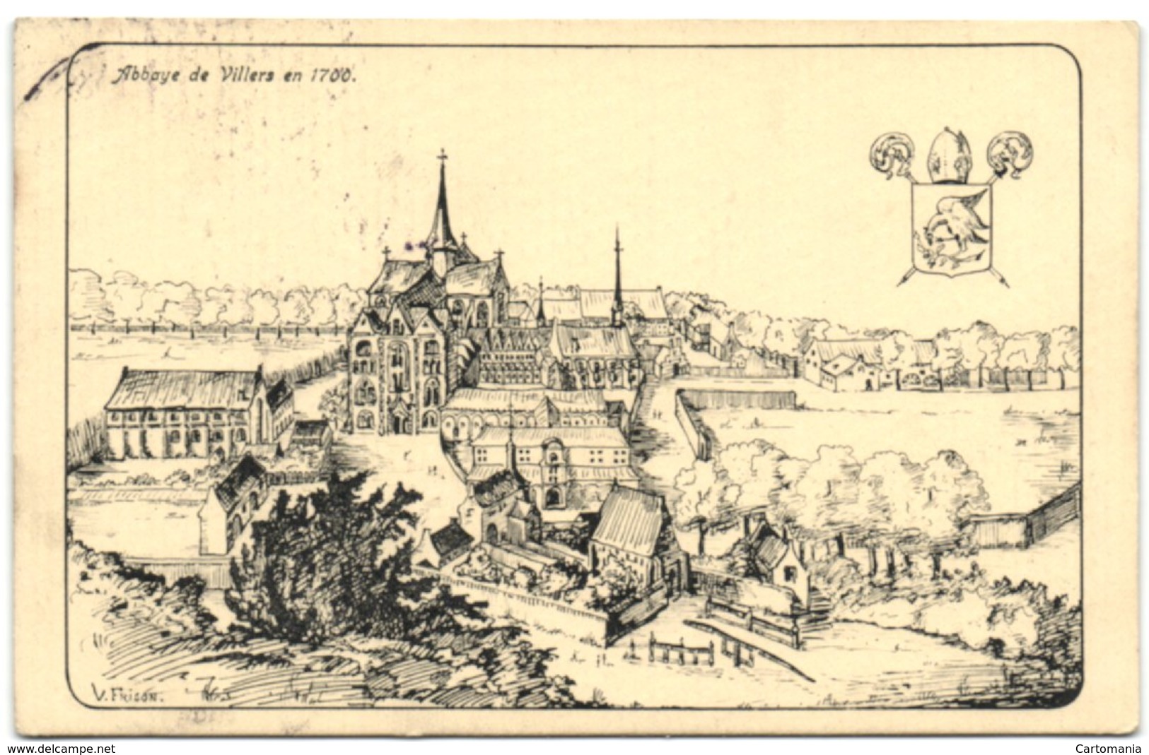 Abbaye De Villers En 1700 - Villers-la-Ville