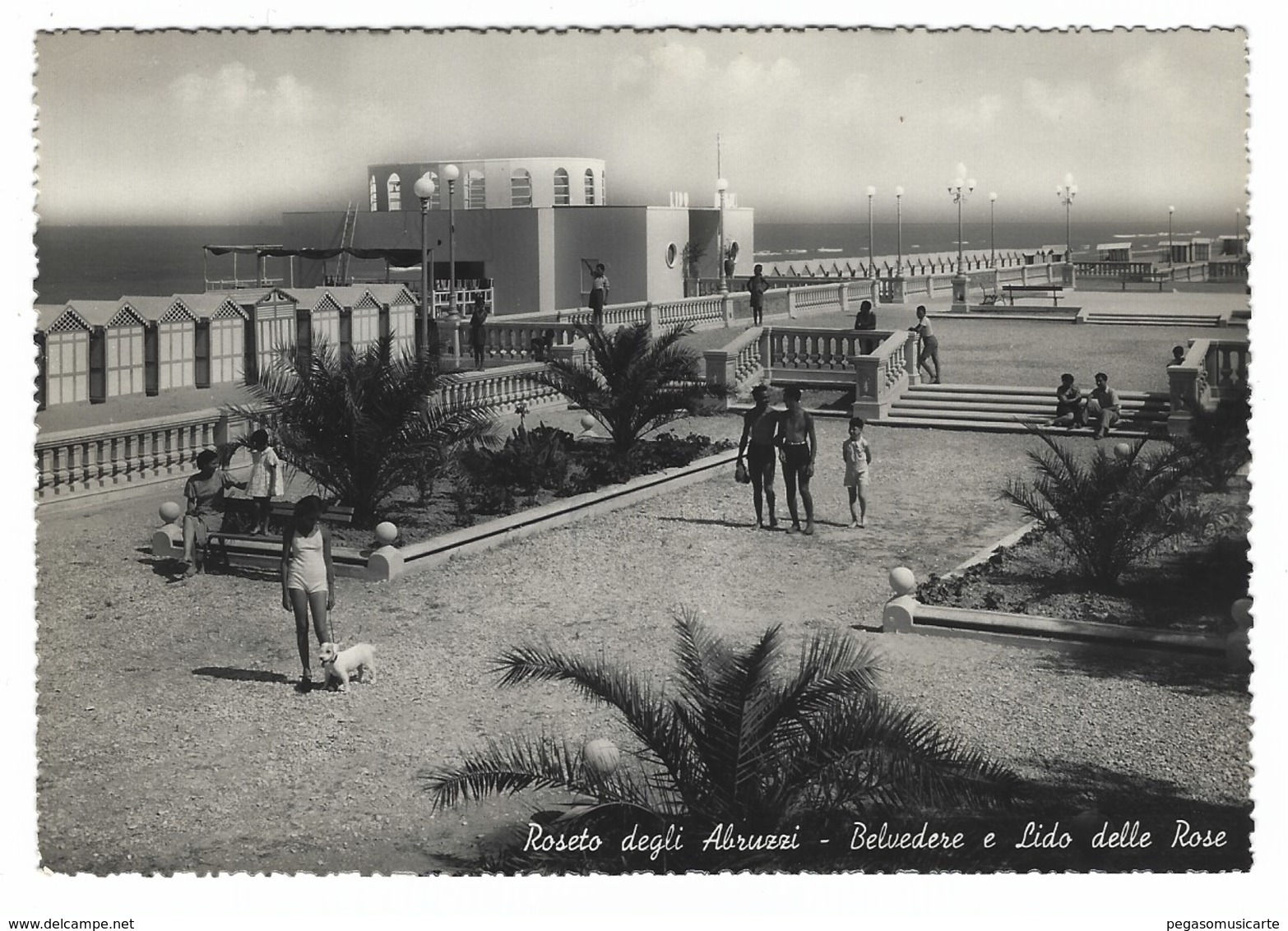 2290 - ROSETO DEGLI ABRUZZI TERAMO BELVEDERE E LIDO DELLE ROSE ANIMATA 1949 - Altri & Non Classificati