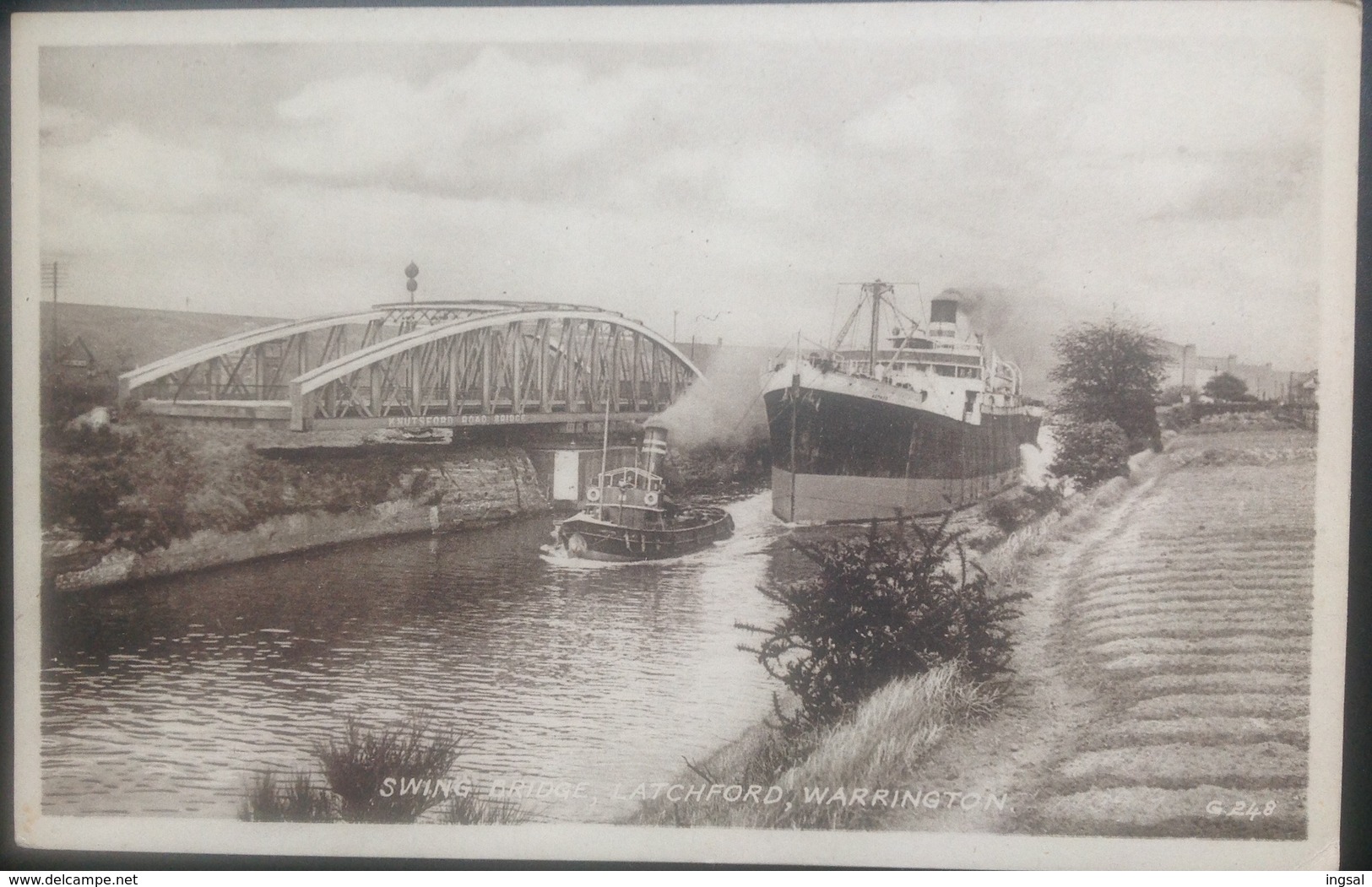 United Kingdom.....England...Swing Bridge Lachford, Warrington     Ca.-1940 - Other & Unclassified