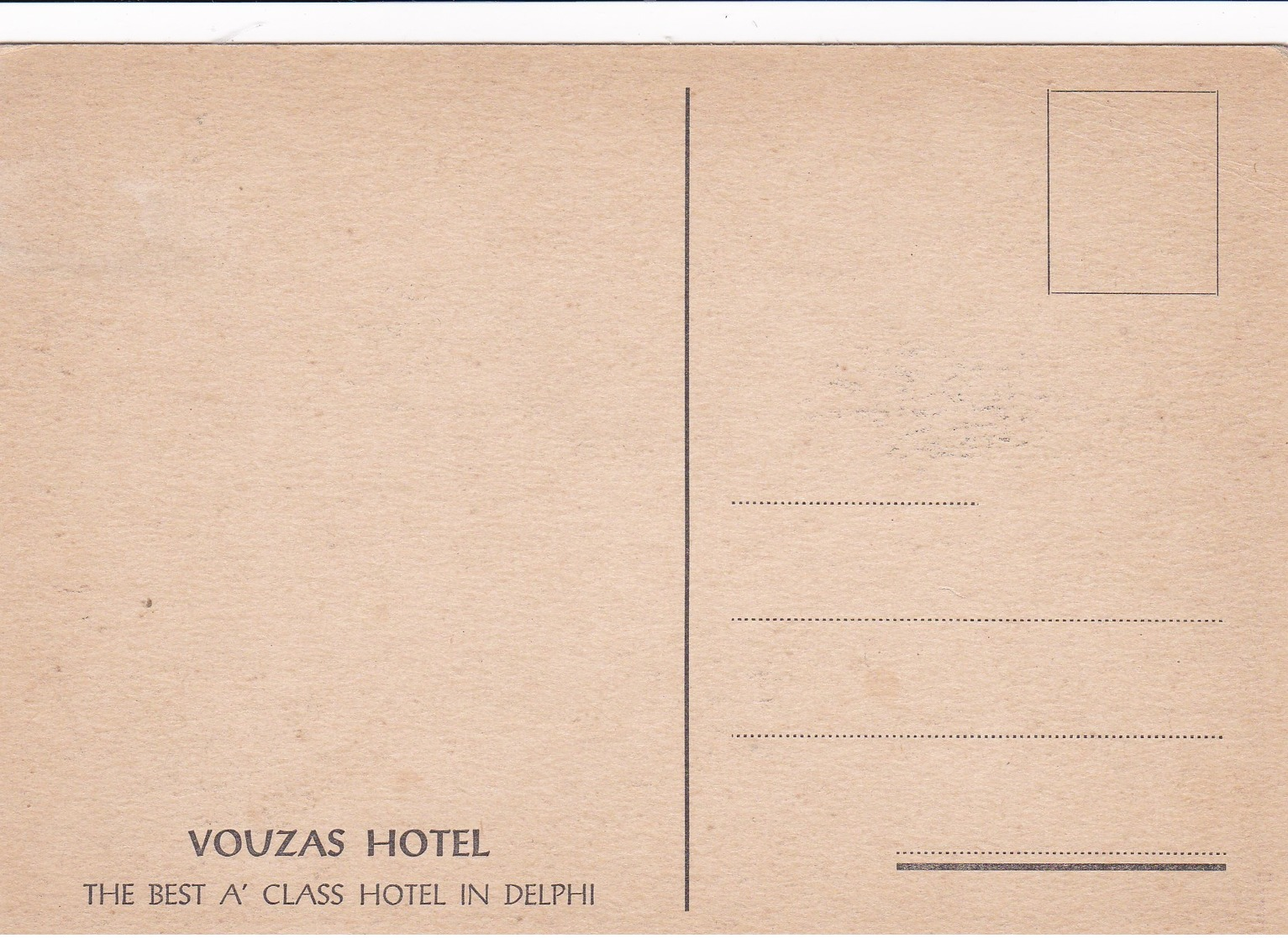 Modern Post Card Of Vouzas Hotel,Delphi,Greece,D46. - Grecia