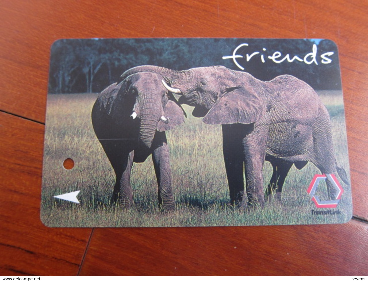TransitLink Metro Ticket Card,elephant, Used With A Light Scratch - Singapur