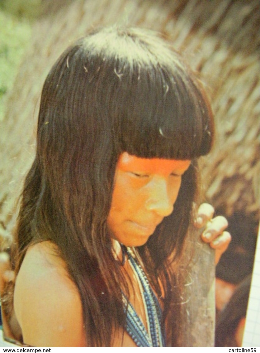 BRASILE BRAZIL BRASIL NATIVO YOUNG SUIA INDIAN GIRL XINGU NATIONAL PARK   V1975 HJ3205 - Other