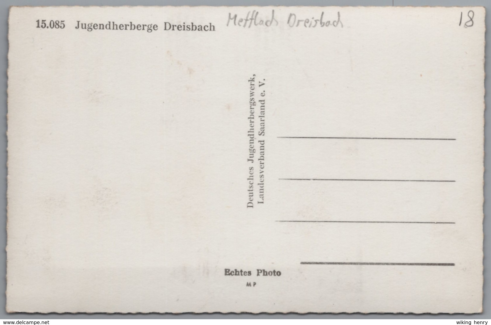 Mettlach Dreisbach - S/w Jugendherberge - Kreis Merzig-Wadern